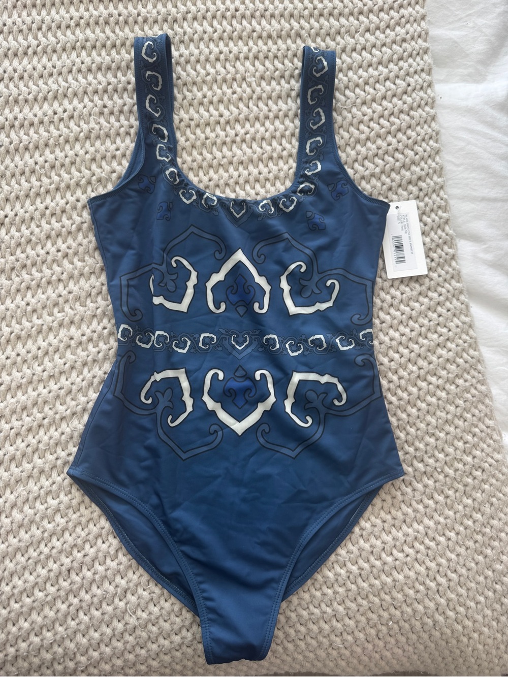 Sea New York Blue Blaise Print One-Piece Swimsuit